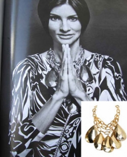 Gold Rush Necklace as seen on Ingrid Cases