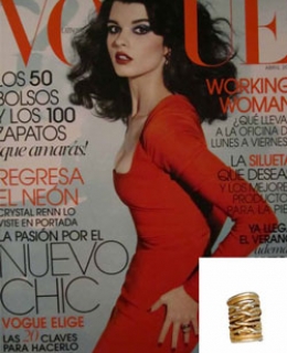 Santorini Ring as seen in Vogue Magazine