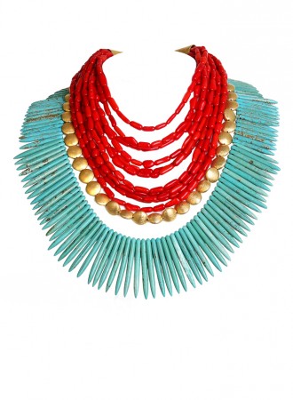 Tribal Spikes Necklace